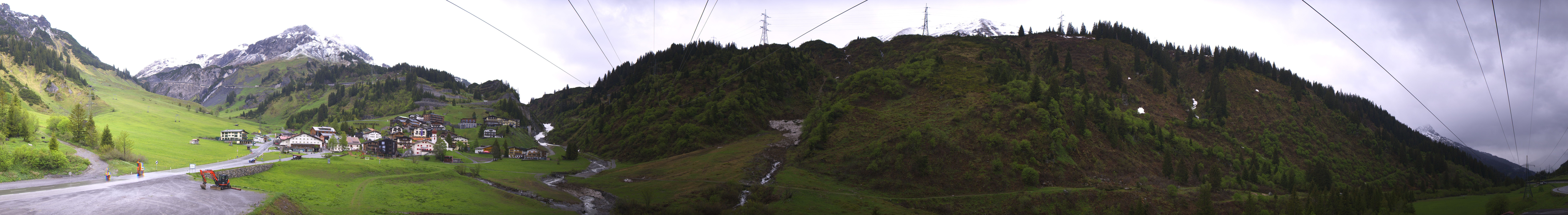 Archived image Webcam Ski Arlberg: Town of Stuben
