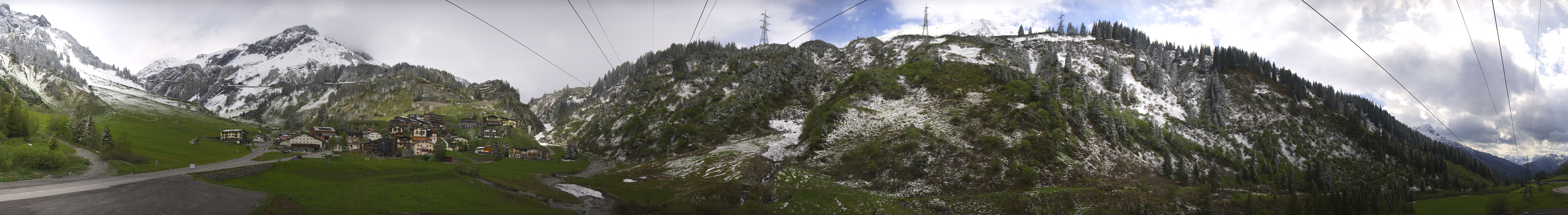 Archiv Foto Webcam Ski Arlberg: Stuben Ortsblick