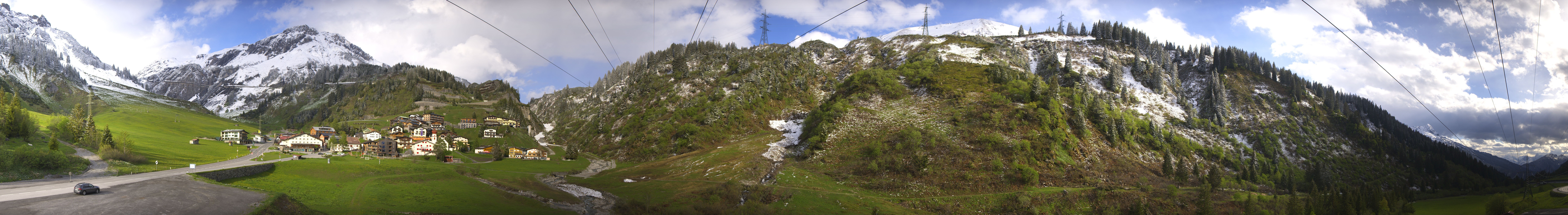 Archiv Foto Webcam Ski Arlberg: Stuben Ortsblick