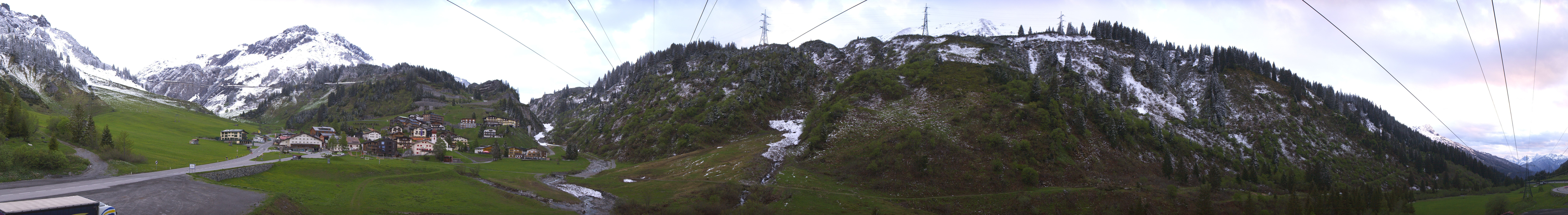 Archived image Webcam Ski Arlberg: Town of Stuben