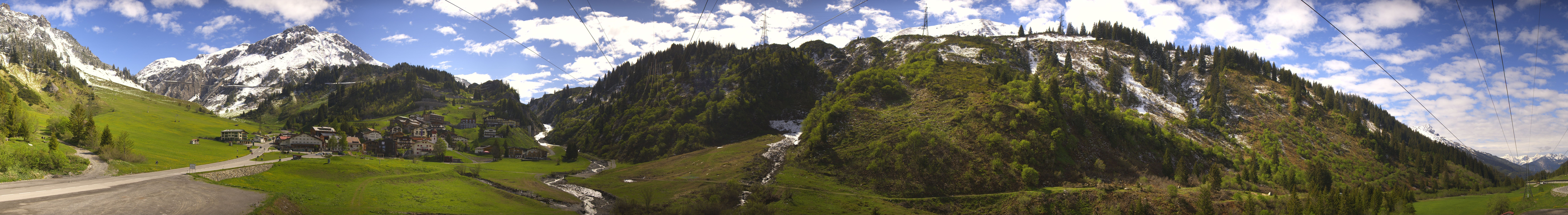 Archiv Foto Webcam Ski Arlberg: Stuben Ortsblick