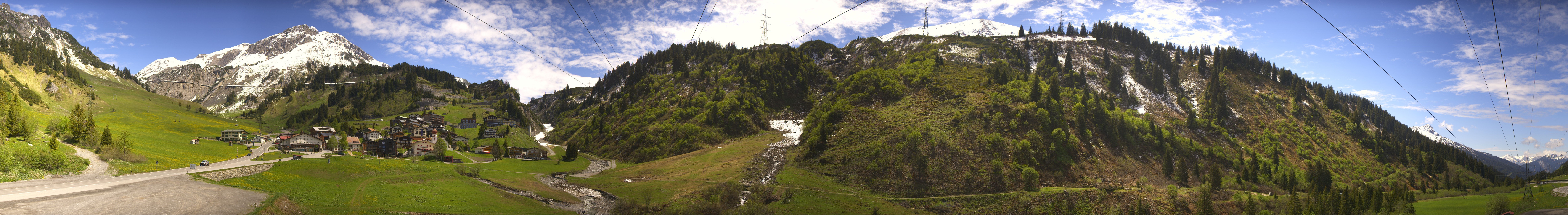 Archiv Foto Webcam Ski Arlberg: Stuben Ortsblick