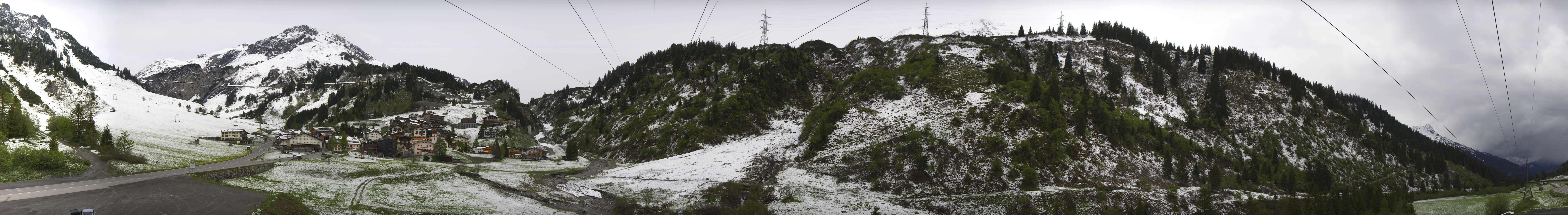 Archiv Foto Webcam Ski Arlberg: Stuben Ortsblick