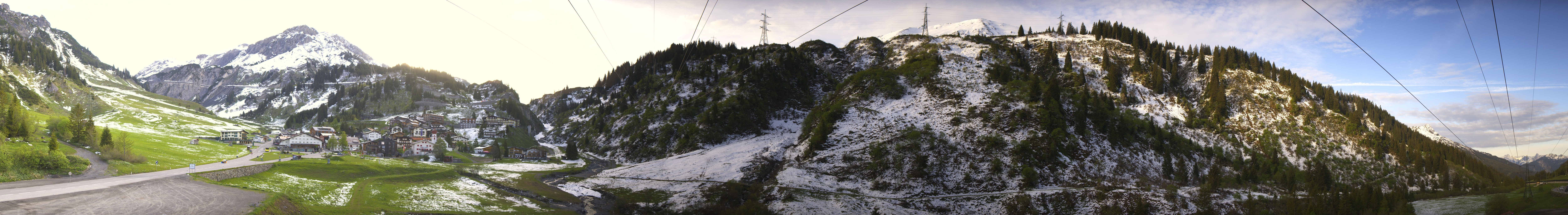 Archiv Foto Webcam Ski Arlberg: Stuben Ortsblick