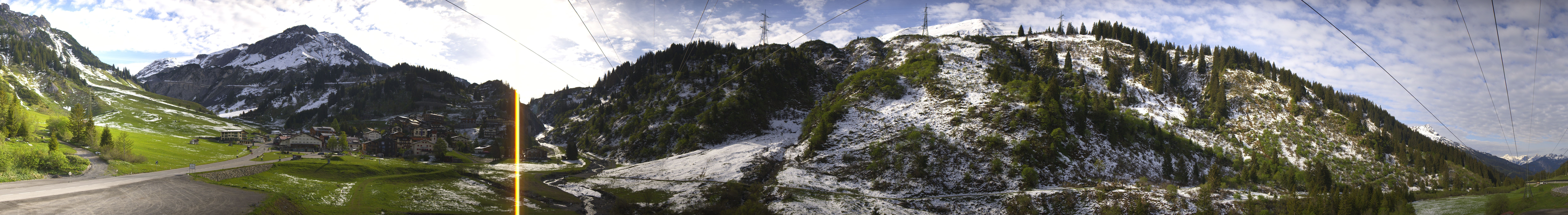 Archiv Foto Webcam Ski Arlberg: Stuben Ortsblick