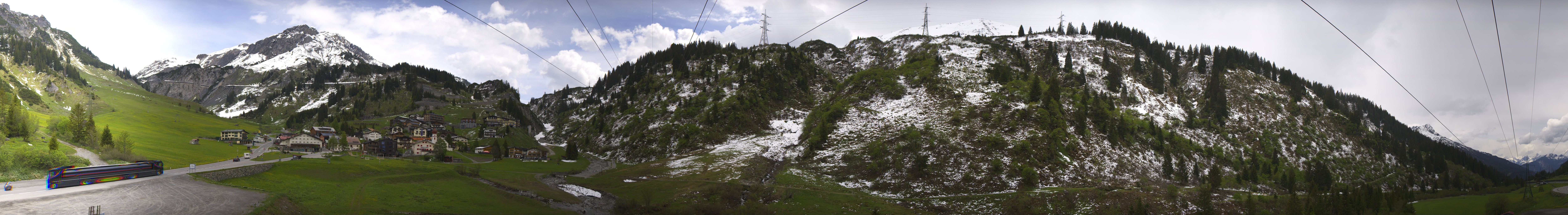 Archived image Webcam Ski Arlberg: Town of Stuben