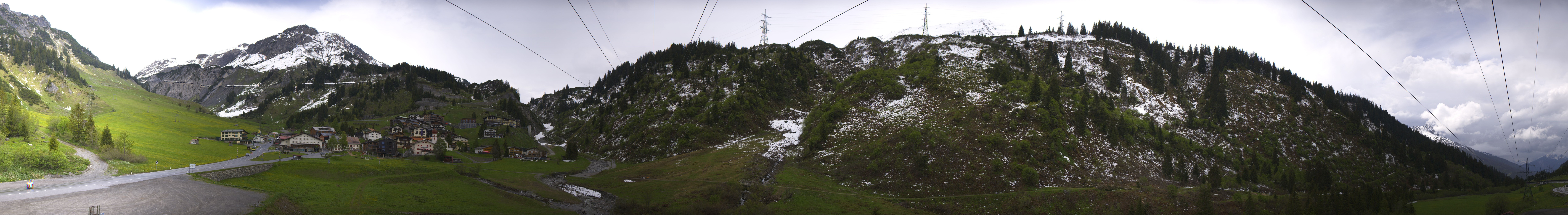 Archived image Webcam Ski Arlberg: Town of Stuben