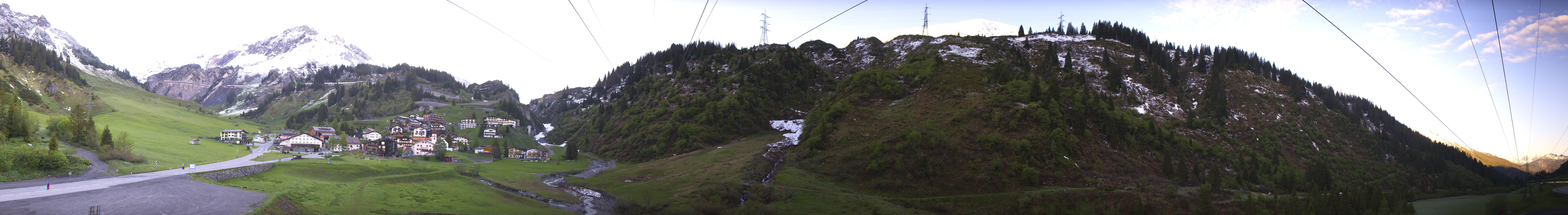 Archiv Foto Webcam Ski Arlberg: Stuben Ortsblick