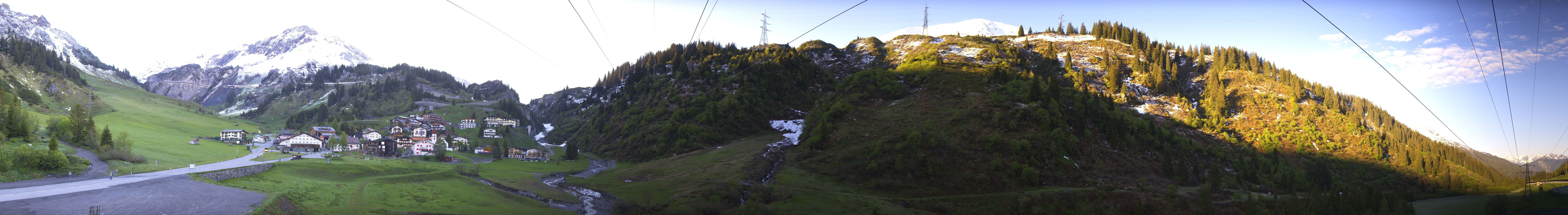 Archiv Foto Webcam Ski Arlberg: Stuben Ortsblick