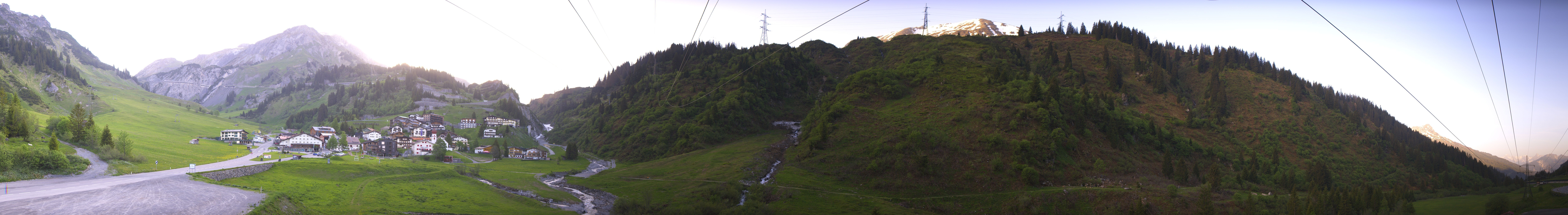 Archiv Foto Webcam Ski Arlberg: Stuben Ortsblick