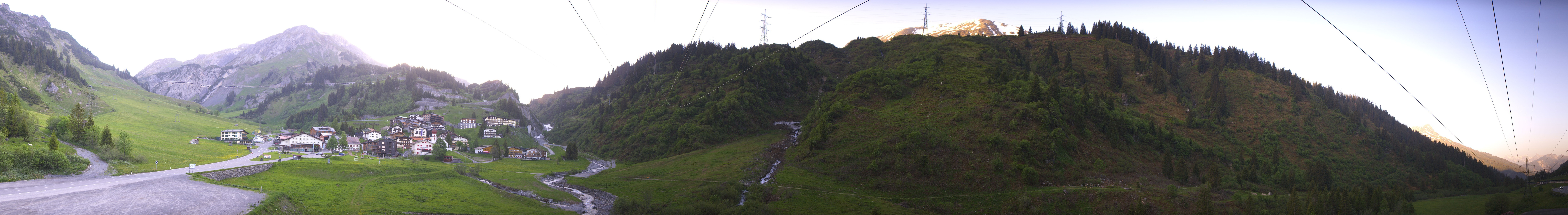 Archiv Foto Webcam Ski Arlberg: Stuben Ortsblick