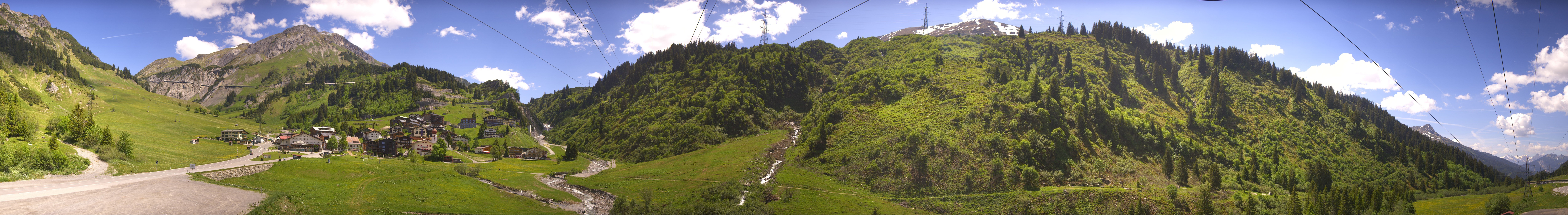 Archived image Webcam Ski Arlberg: Town of Stuben