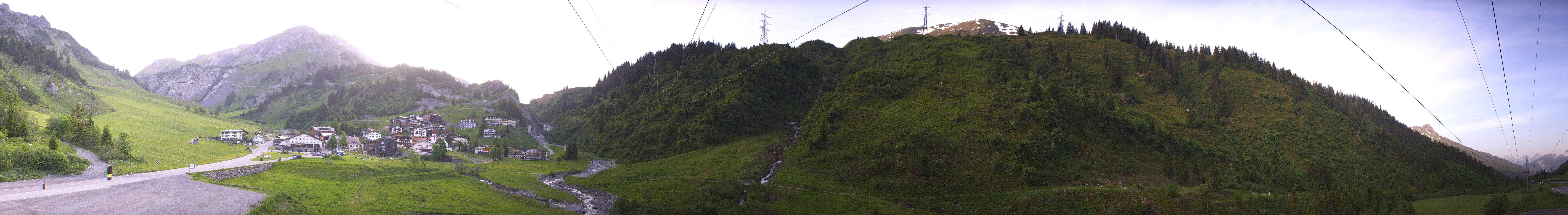 Archiv Foto Webcam Ski Arlberg: Stuben Ortsblick