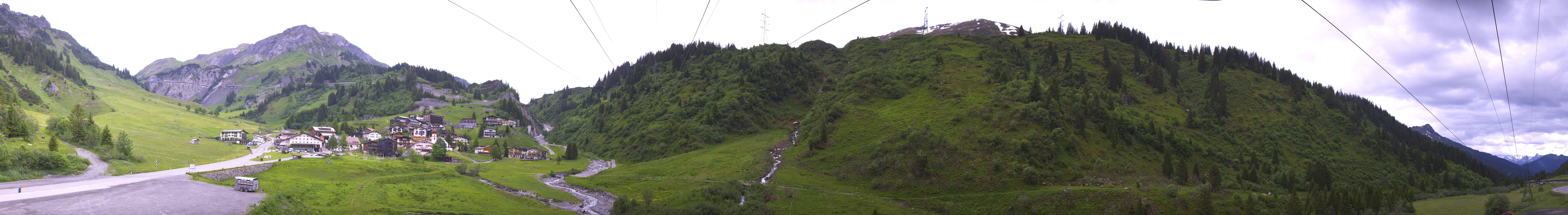 Archived image Webcam Ski Arlberg: Town of Stuben