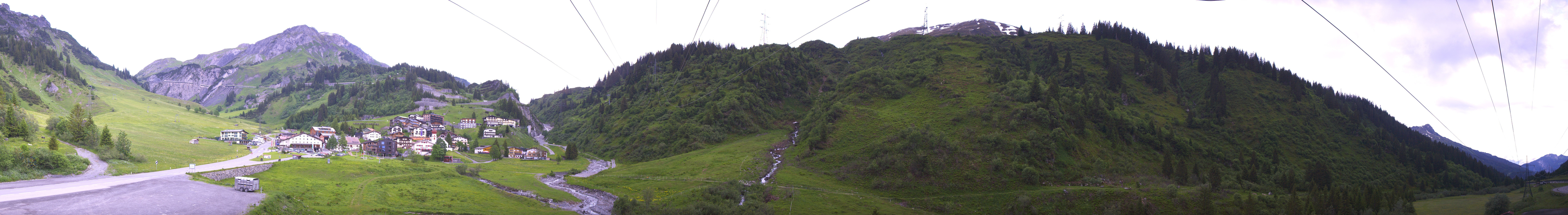 Archived image Webcam Ski Arlberg: Town of Stuben