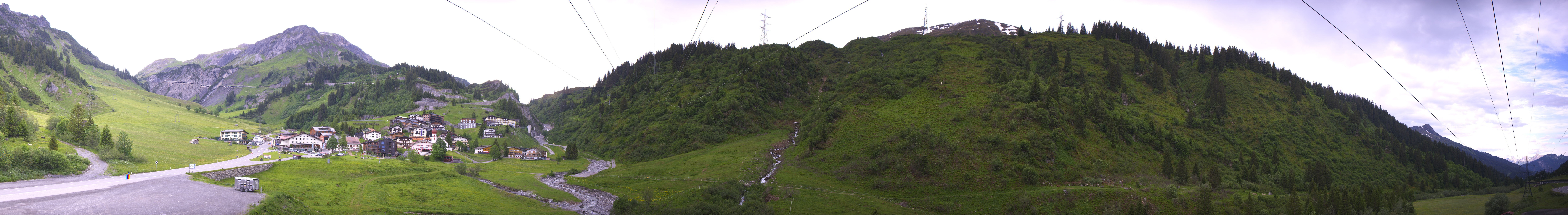 Archived image Webcam Ski Arlberg: Town of Stuben