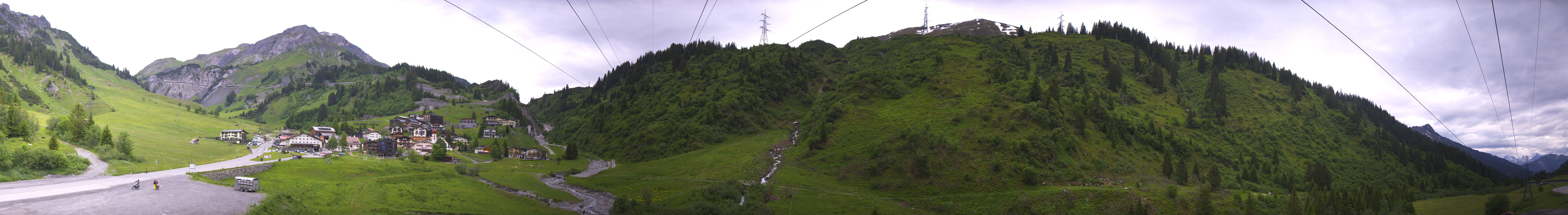 Archived image Webcam Ski Arlberg: Town of Stuben