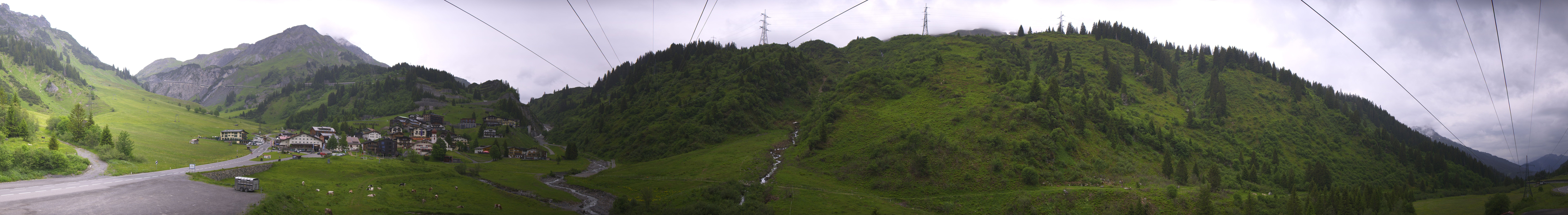 Archived image Webcam Ski Arlberg: Town of Stuben
