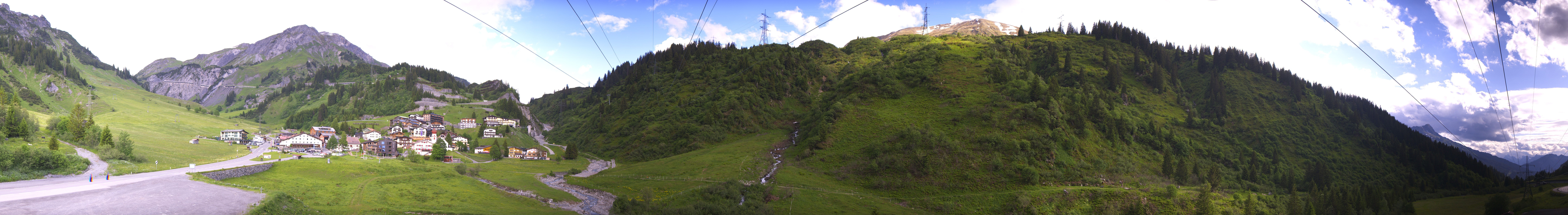 Archived image Webcam Ski Arlberg: Town of Stuben