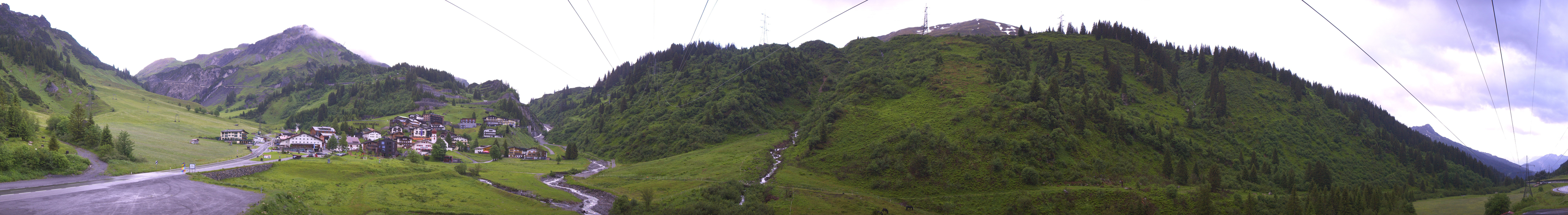 Archived image Webcam Ski Arlberg: Town of Stuben