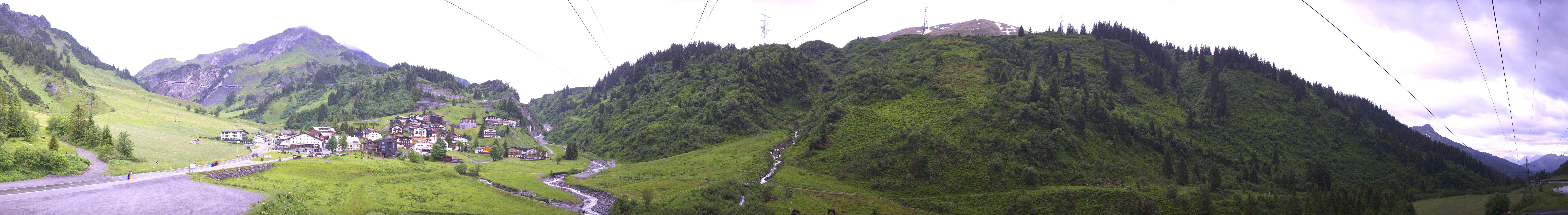Archived image Webcam Ski Arlberg: Town of Stuben