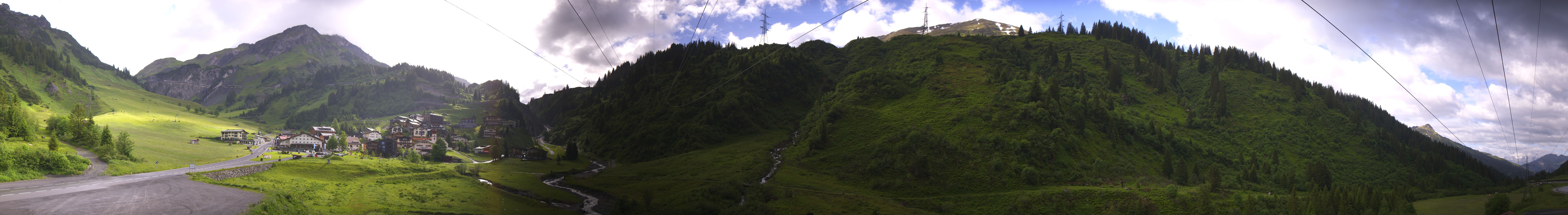 Archived image Webcam Ski Arlberg: Town of Stuben