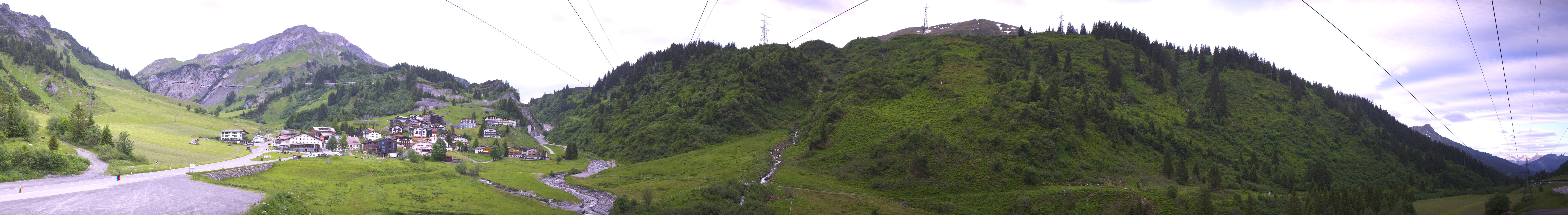 Archived image Webcam Ski Arlberg: Town of Stuben