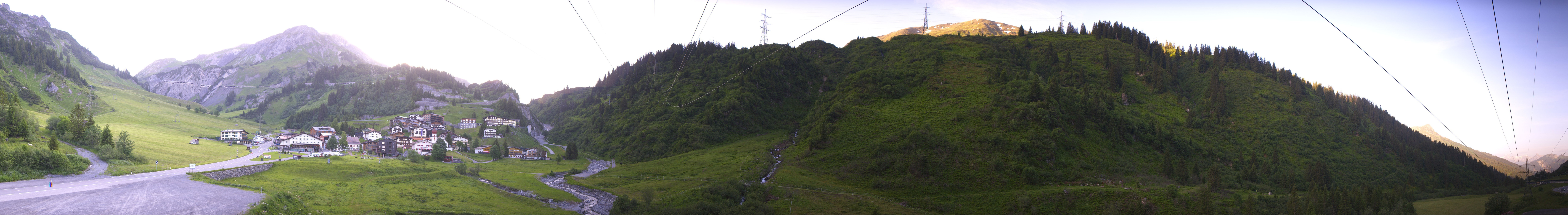 Archiv Foto Webcam Ski Arlberg: Stuben Ortsblick
