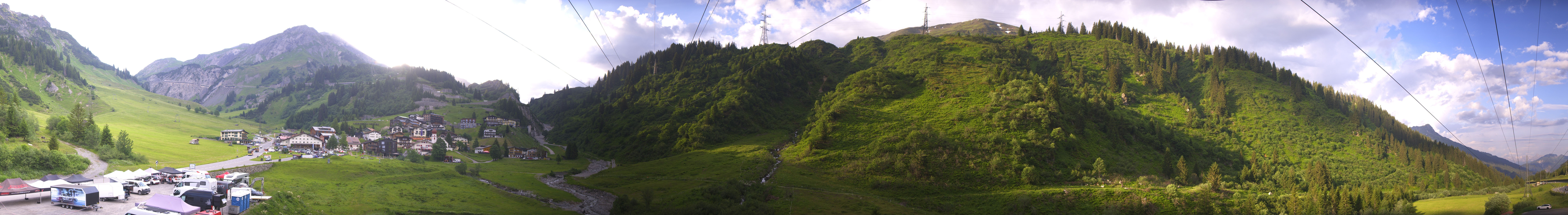 Archived image Webcam Ski Arlberg: Town of Stuben