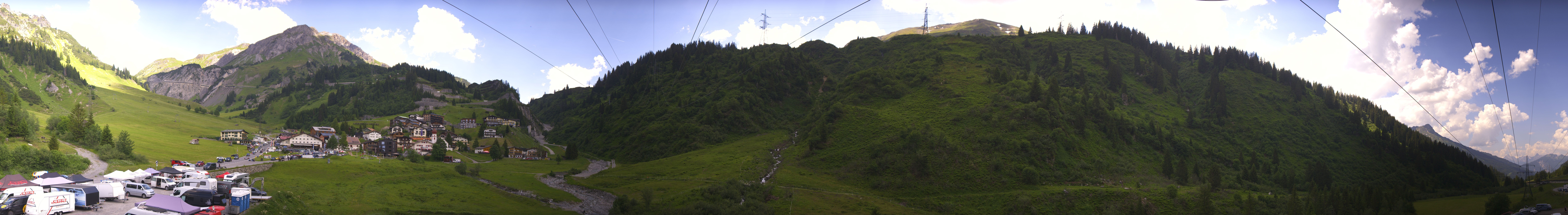 Archiv Foto Webcam Ski Arlberg: Stuben Ortsblick
