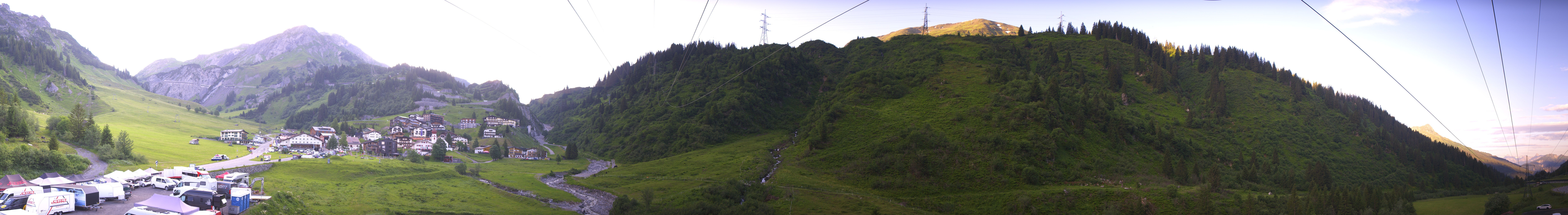 Archived image Webcam Ski Arlberg: Town of Stuben