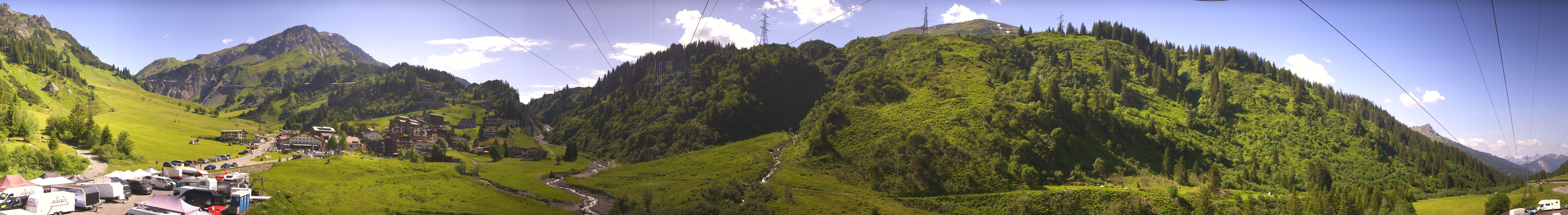 Archived image Webcam Ski Arlberg: Town of Stuben