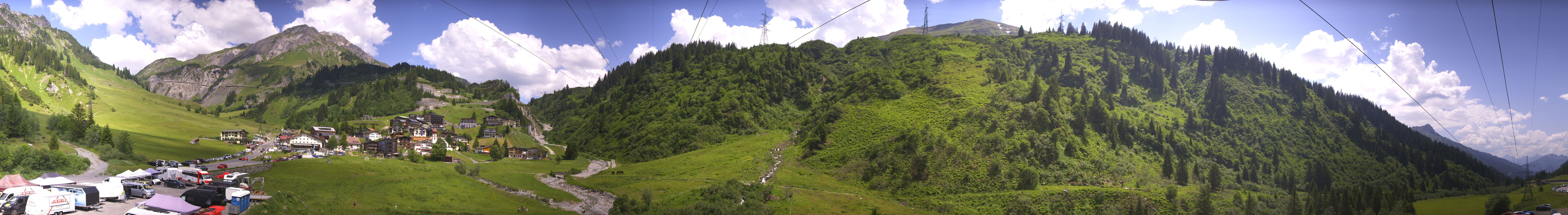 Archived image Webcam Ski Arlberg: Town of Stuben