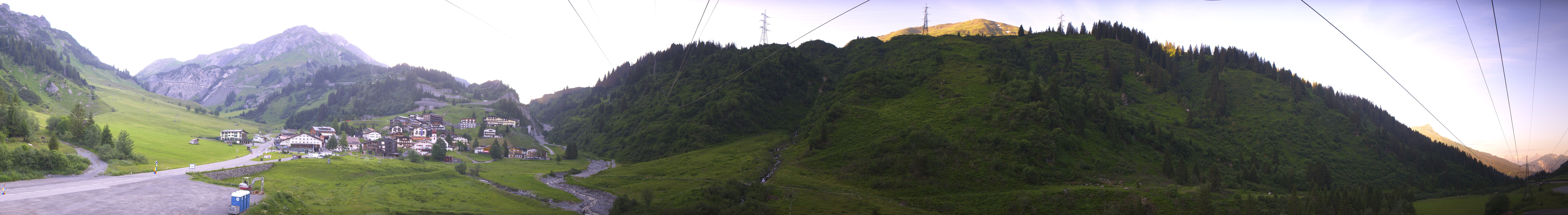 Archiv Foto Webcam Ski Arlberg: Stuben Ortsblick