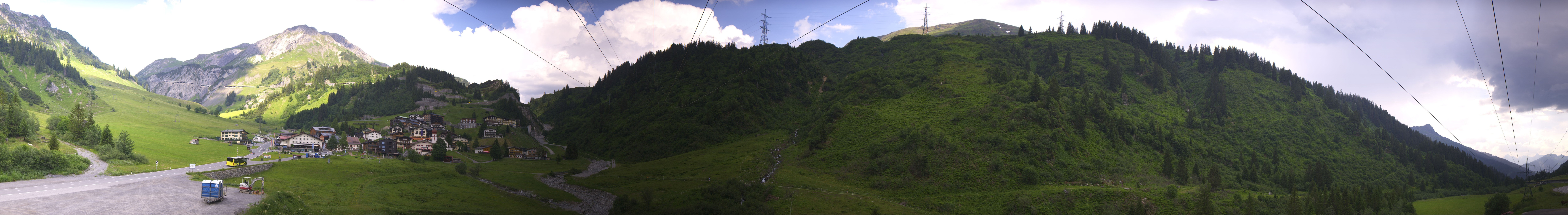 Archived image Webcam Ski Arlberg: Town of Stuben