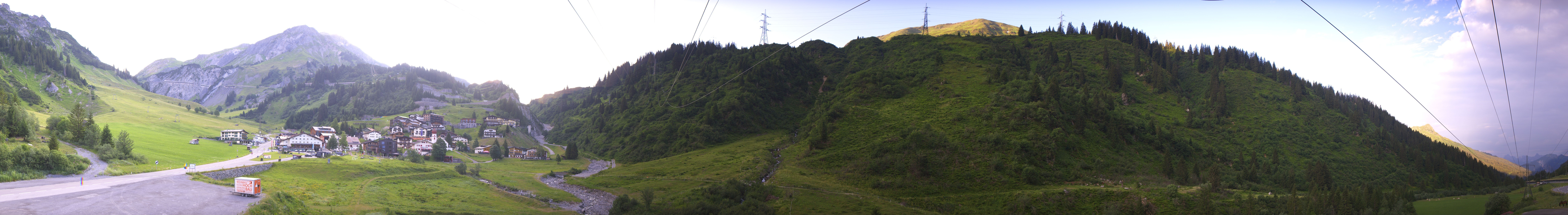 Archiv Foto Webcam Ski Arlberg: Stuben Ortsblick