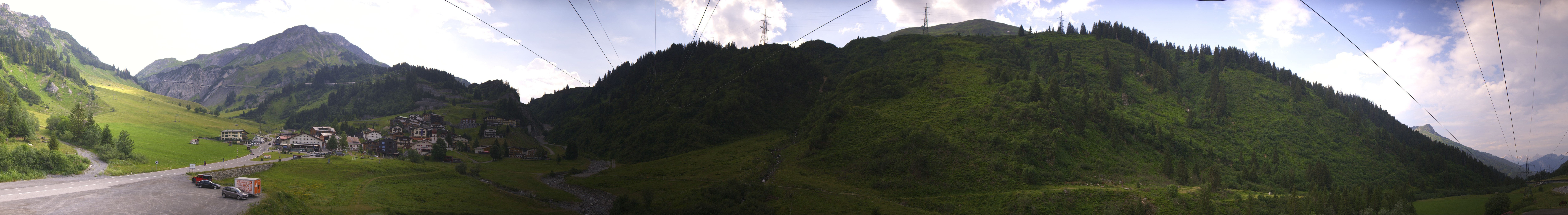 Archiv Foto Webcam Ski Arlberg: Stuben Ortsblick