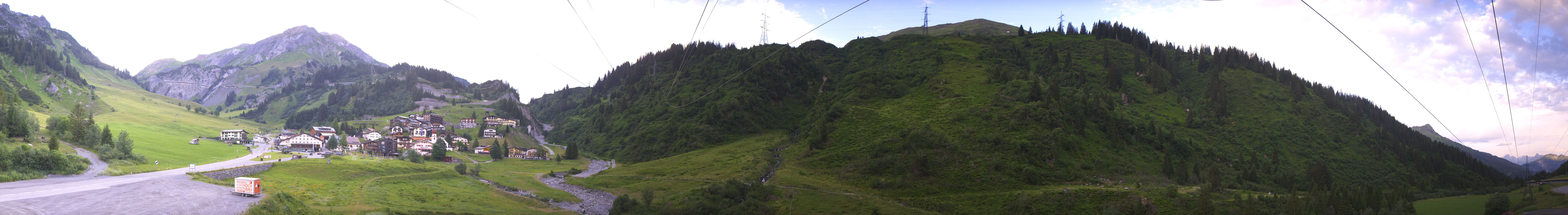 Archiv Foto Webcam Ski Arlberg: Stuben Ortsblick