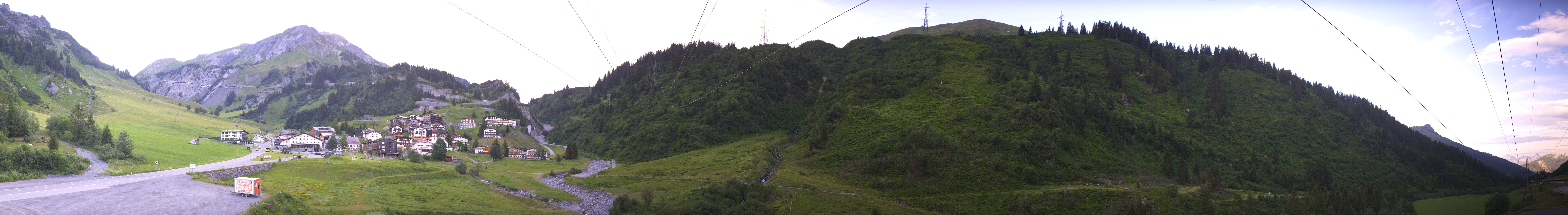 Archiv Foto Webcam Ski Arlberg: Stuben Ortsblick