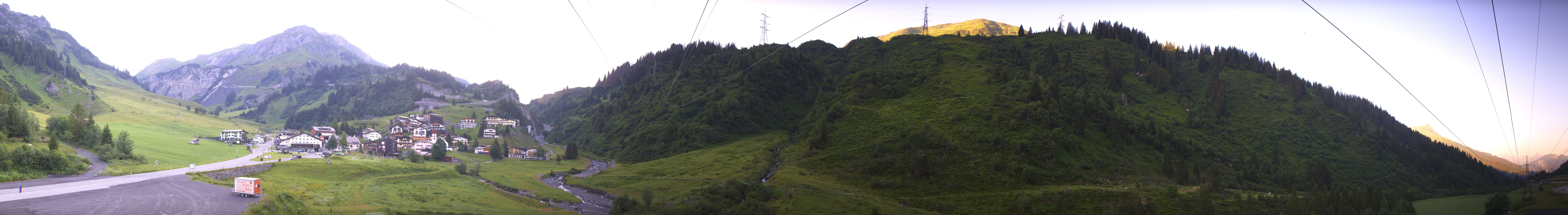 Archiv Foto Webcam Ski Arlberg: Stuben Ortsblick
