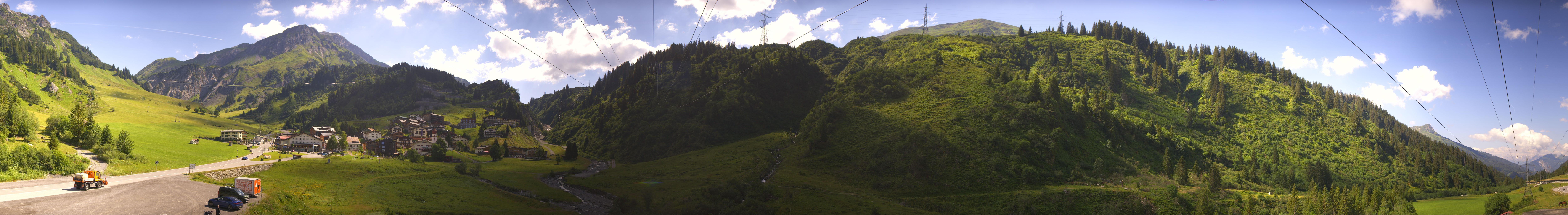 Archiv Foto Webcam Ski Arlberg: Stuben Ortsblick