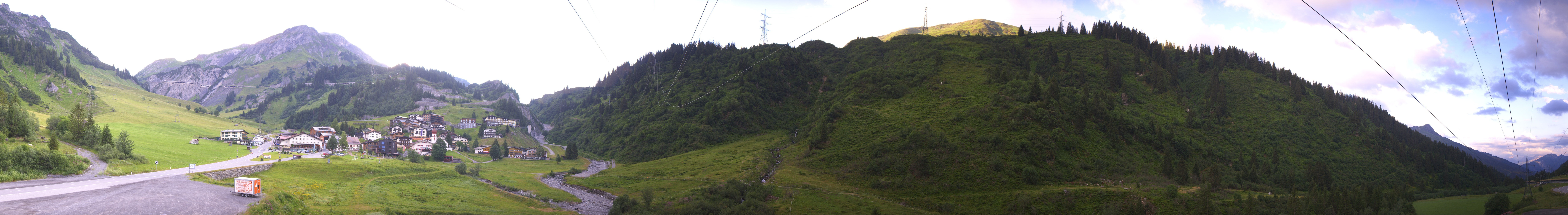 Archived image Webcam Ski Arlberg: Town of Stuben