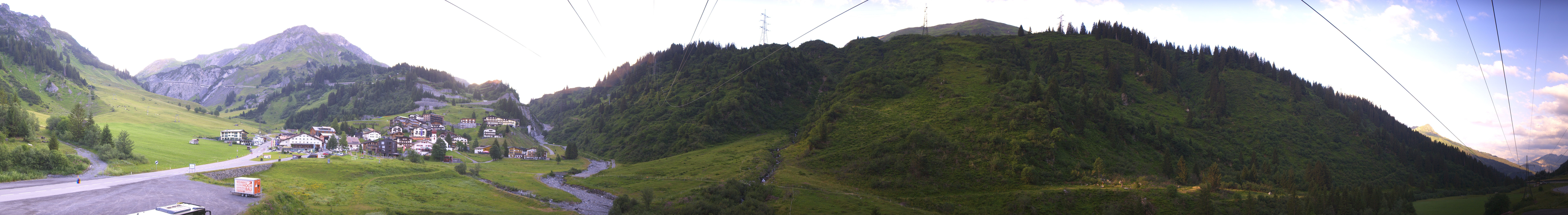 Archived image Webcam Ski Arlberg: Town of Stuben