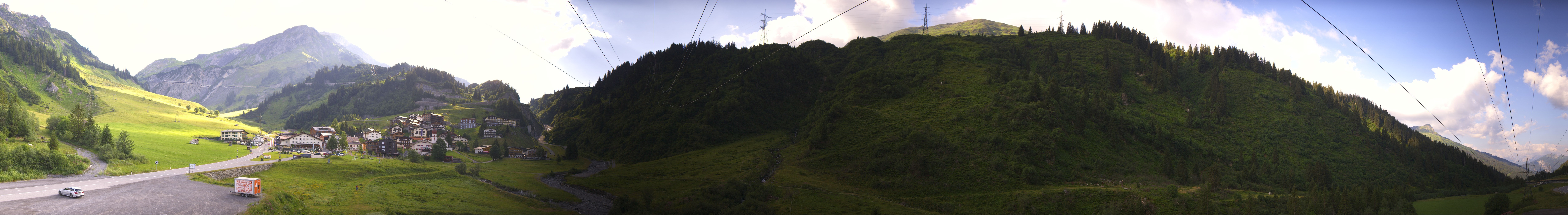 Archived image Webcam Ski Arlberg: Town of Stuben