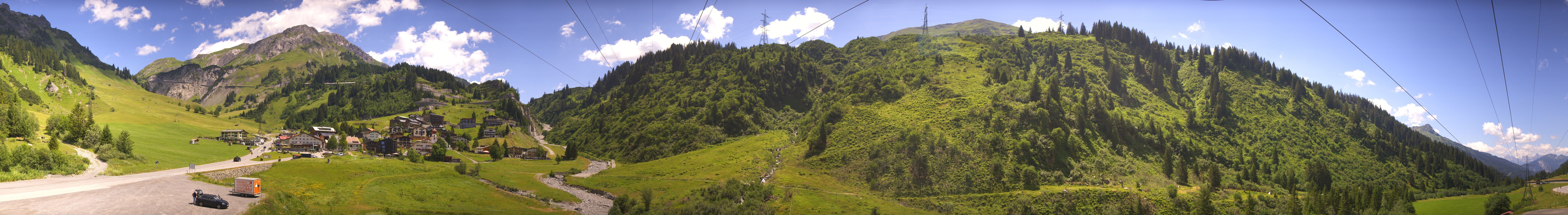 Archived image Webcam Ski Arlberg: Town of Stuben