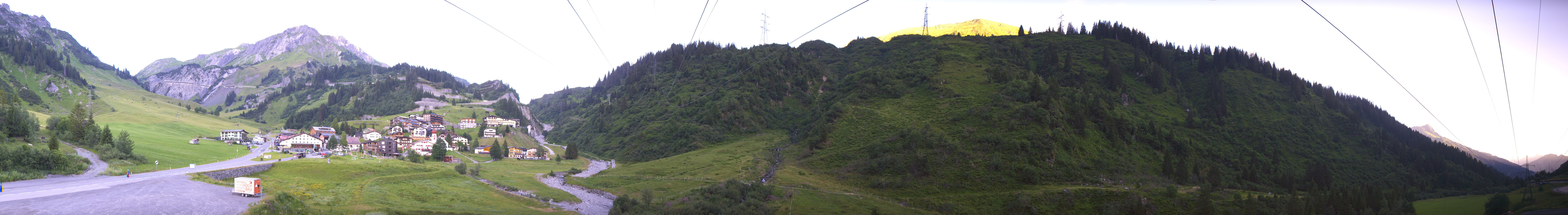 Archived image Webcam Ski Arlberg: Town of Stuben