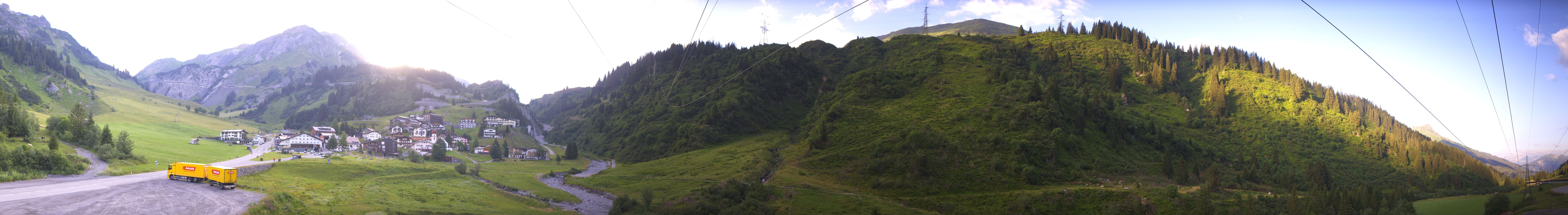 Archiv Foto Webcam Ski Arlberg: Stuben Ortsblick