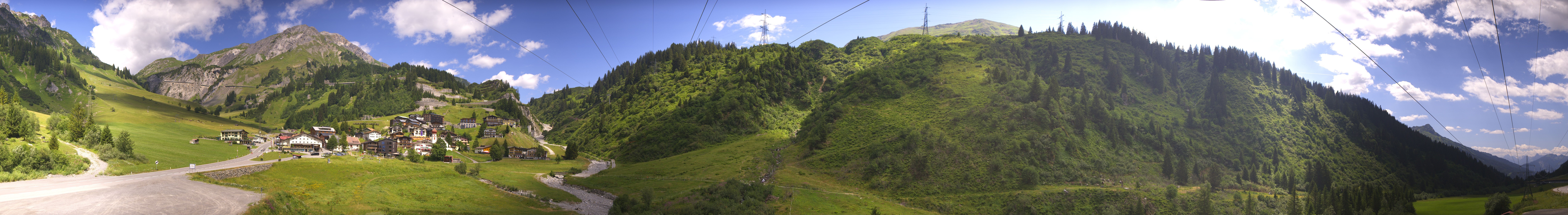 Archiv Foto Webcam Ski Arlberg: Stuben Ortsblick