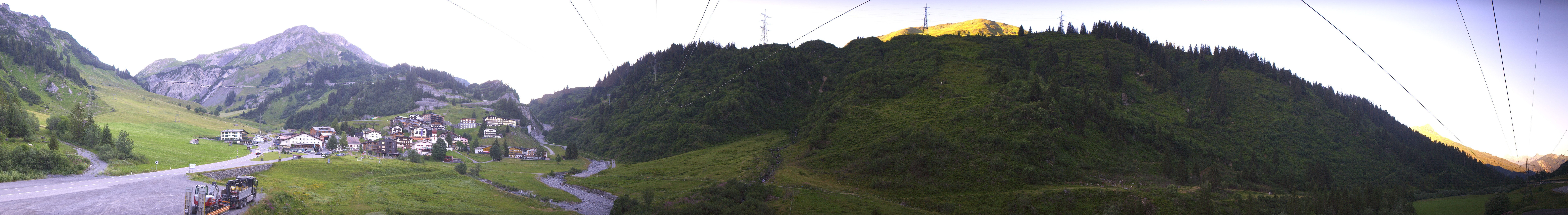 Archived image Webcam Ski Arlberg: Town of Stuben