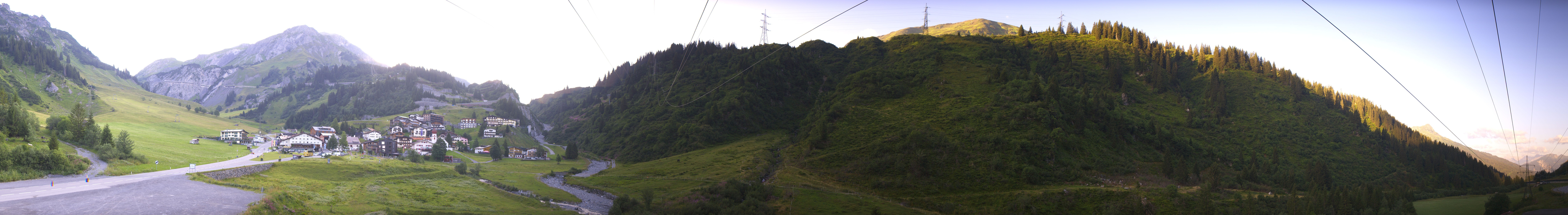 Archived image Webcam Ski Arlberg: Town of Stuben